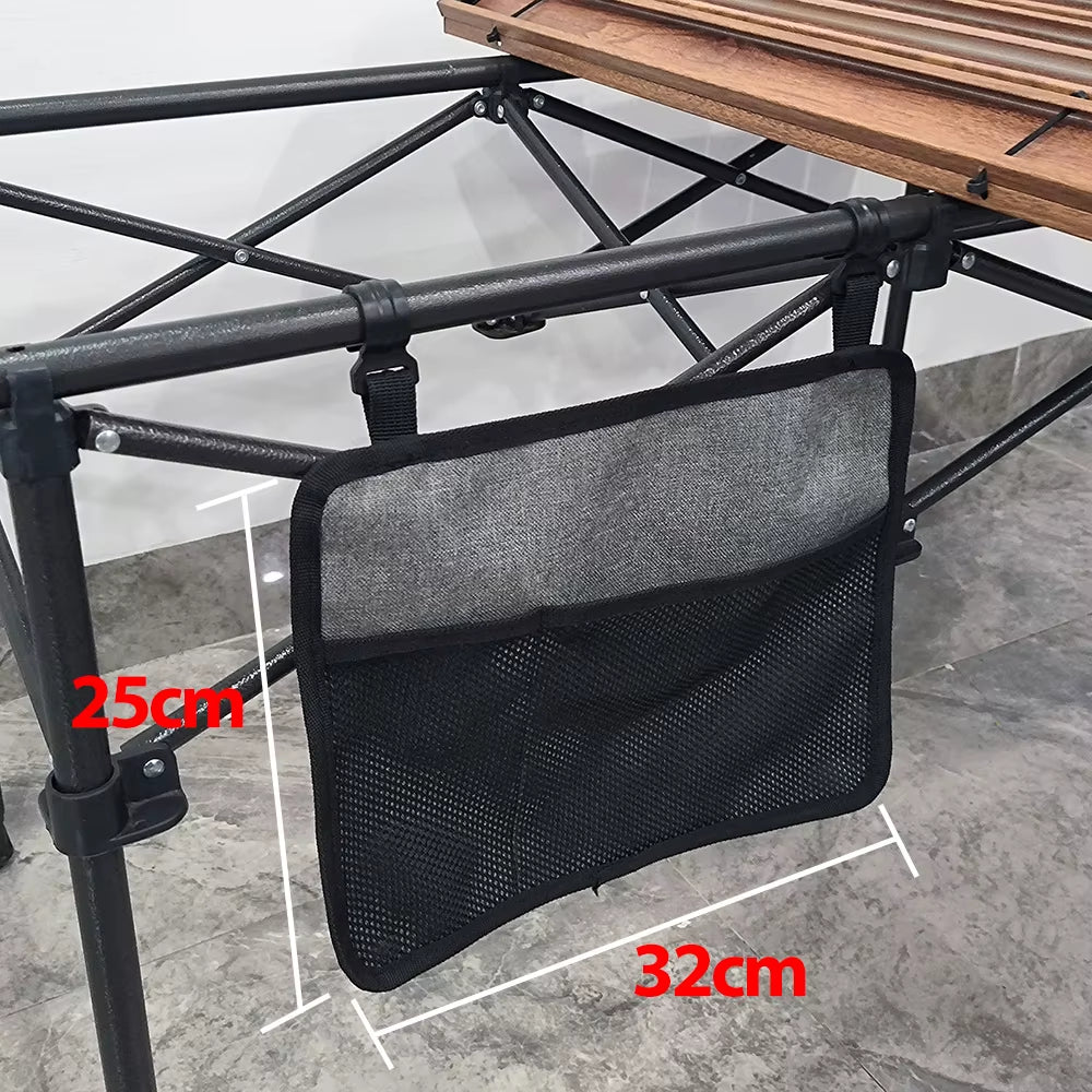 Table Side Storage Bag Outdoor Camping Organizer Bag for Camping Cart Camping Equipment