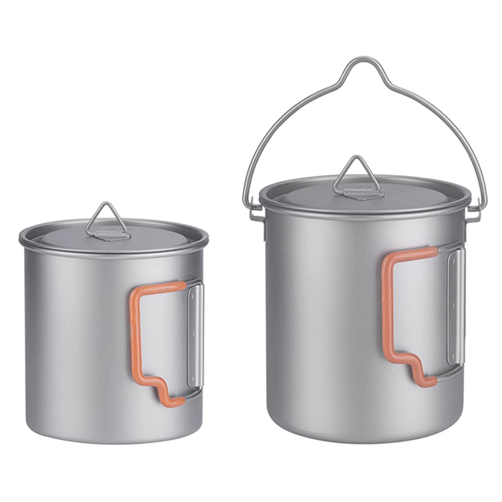 Stackable Mugs Camping Cups Travel Cups Foldable Handle Portable Outdoor Camping and Travel Cups Camping Cups Metal Camping Cup