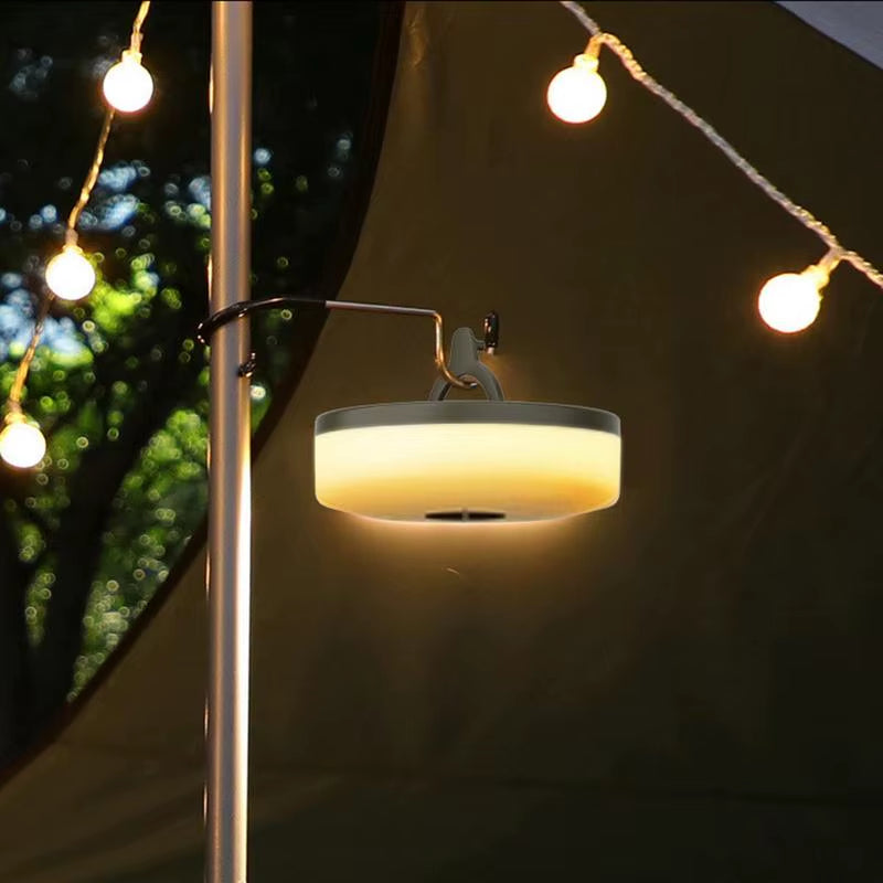 Outdoor Camping String Lights Tent Lights Camping Lights String Adjustable Brightness Rechargeable Camp Lights Camping Accessory