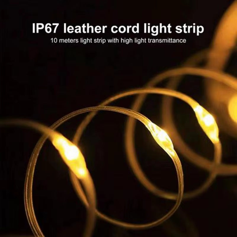 Outdoor Camping String Lights Tent Lights Camping Lights String Adjustable Brightness Rechargeable Camp Lights Camping Accessory