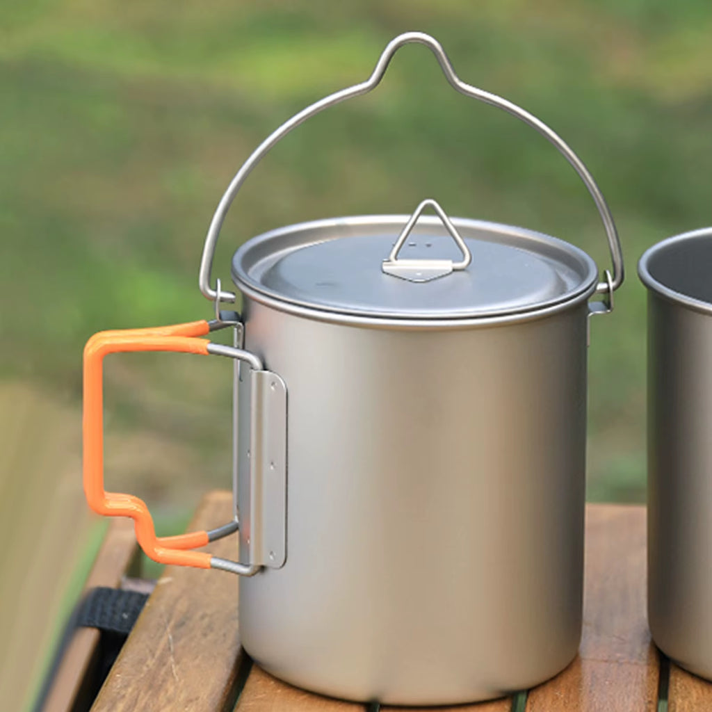 Stackable Mugs Camping Cups Travel Cups Foldable Handle Portable Outdoor Camping and Travel Cups Camping Cups Metal Camping Cup