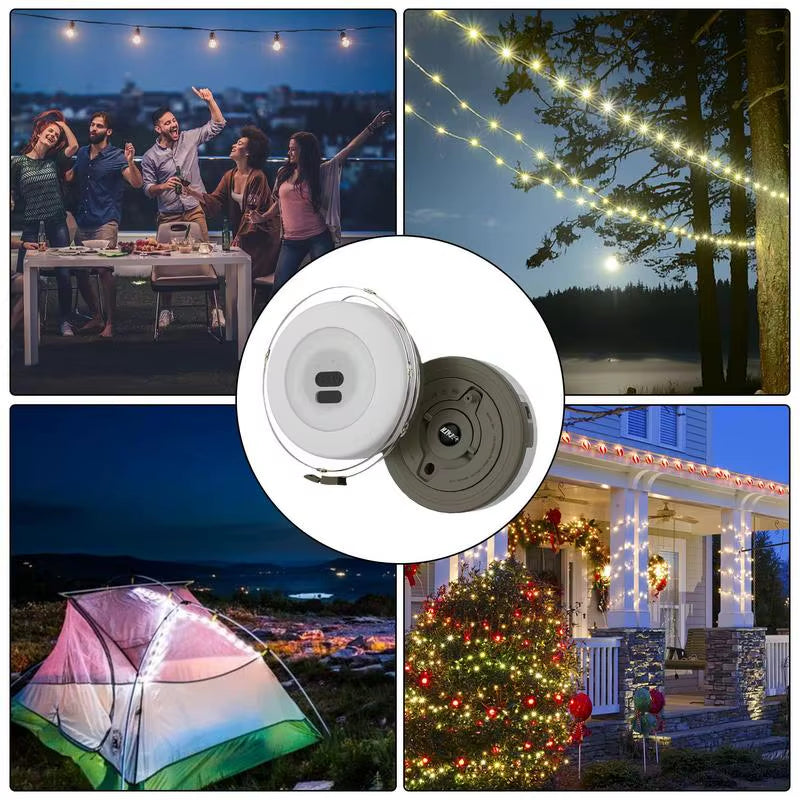 Outdoor Camping String Lights Tent Lights Camping Lights String Adjustable Brightness Rechargeable Camp Lights Camping Accessory